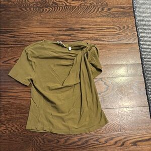A.L.C. Khaki Short Sleeve Women's Top